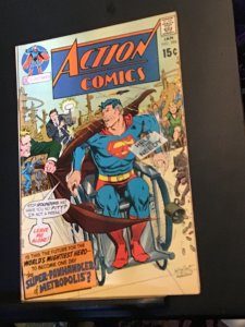 Action Comics #396 (1971) first wheelchair-bound superman key! High-grade VF/NM