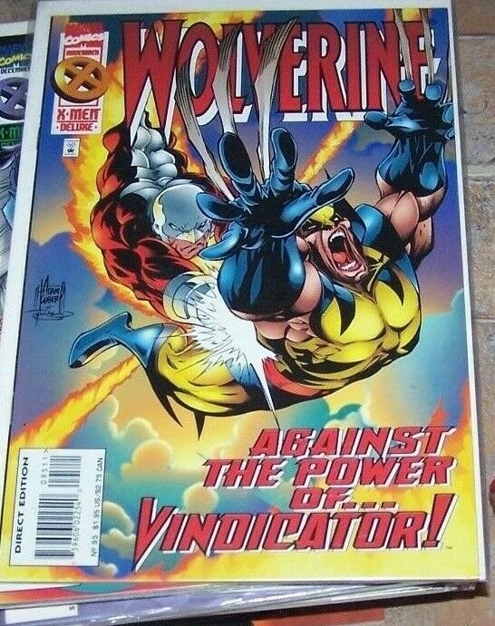 WOLVERINE # 95  1995  Marvel  vindicator alpha flight GENESIS CYBER DARK RIDERS
