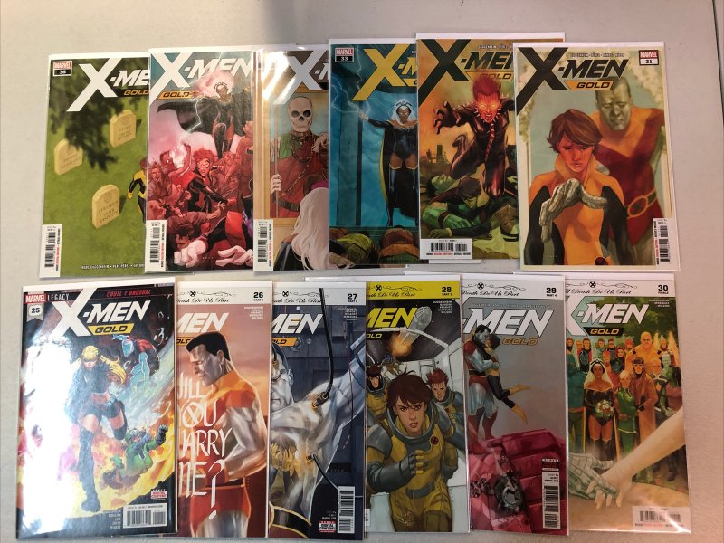 X-Men Gold (2017) #1-36 + Red one-shot (VF+/NM) Complete Set Run Marvel