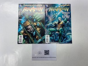 2 Aquaman DC comic books #17 18 107 KM16