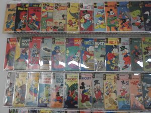 Huge Lot of  150+ Comics W/ Bugs Bunny, Mickey Mouse, Uncle Scrooge! Avg. VG