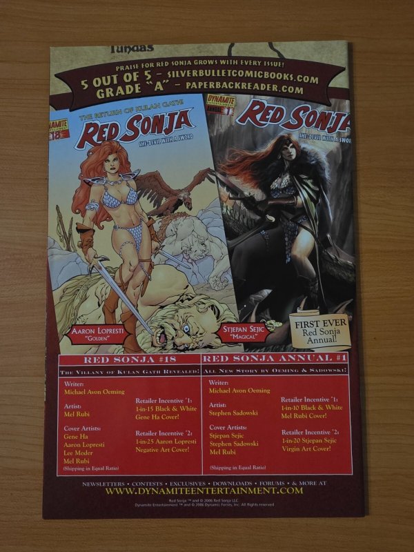 Red Sonja #17 Rubi Cover D Variant ~ NEAR MINT NM ~ 2006 Dynamite Comics