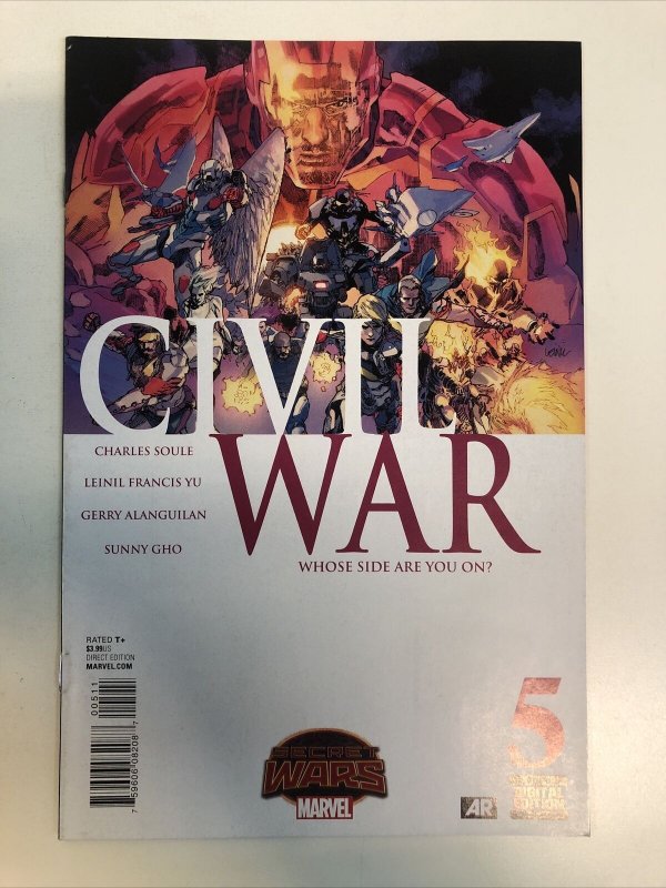 Civil War-Secret Wars (2015) Complete Set # 1-5 (VF/NM) Marvel Comics