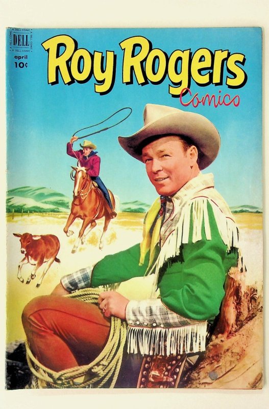 Roy Rogers Comics #52 Dell Golden Age Western Cowboy 10c