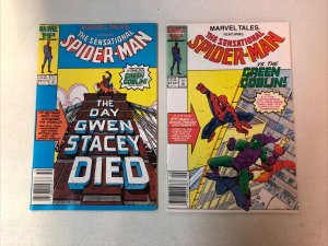 Marvel Tales #191 192 (1986) reprinting Amazing Spider-Man 96 97 98 121 122 Set