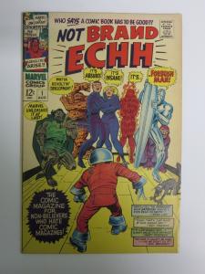 NOT BRAND ECHH 1 August 1967 VG+ Silver Age Marvel #1