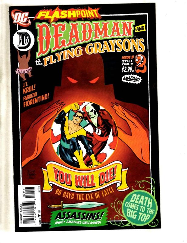 7 DC Comics Flash 9 Legion Of Doom 2 (2) Deadman Flying Graysons 1 (2) 2 (2) MK7