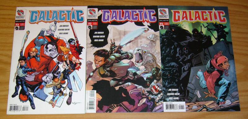 Galactic #1-3 FN/VF/NM complete series - jim krueger - dark horse  rocket comics