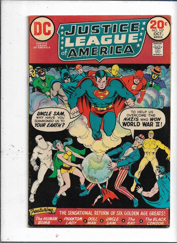 Justice League of America #107  (1973)   FN/VF