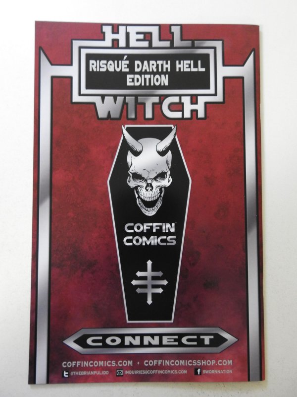 Hellwitch: Hellbourne #1 Risque Darth Hell Edition NM Condition! Signed W/ COA!