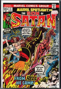 Marvel Spotlight #12 (1973) Son of Satan [Key Issue]