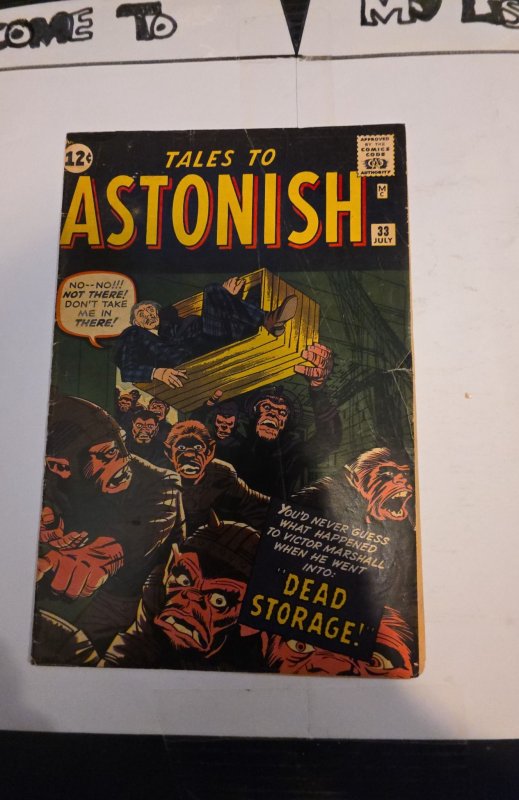Tales to Astonish #32 (1962) Dead Storage- Horror stories see descript