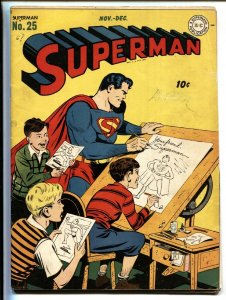 Superman #25 1943- DC Golden Age- comic book