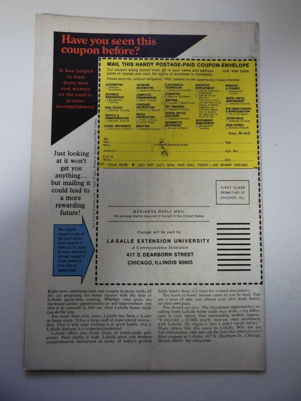 Vault of Evil #20 (1975) VG- Condition sub crease