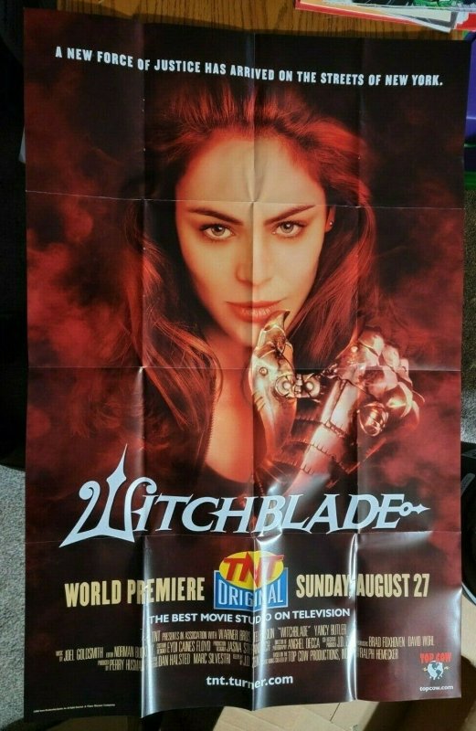 LARGE 38 x 25 WITCHBLADE TV Show Promo Poster NO PIN HOLES NEW