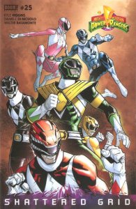 Mighty Morphin Power Rangers #25 Unlockable Variant Cover art by Humberto Ramos