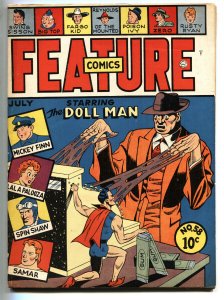 Feature Comics #58 1942 Dollman-Horror-WWII-Golden-Age comic book