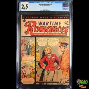 Wartime Romances #9 CGC 2.5 Matt Baker cover