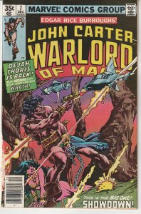 John Carter Warlord of Mars #7 (1977)