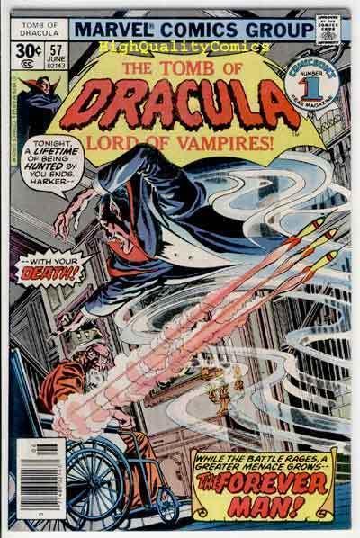 TOMB of DRACULA #57, VF, Vampire Undead, Wolfman, 1972, more TOD in store