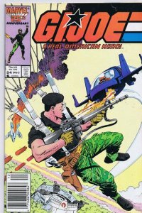 GI Joe A Real American Hero #54 ORIGINAL Vintage 1986 Marvel Comics