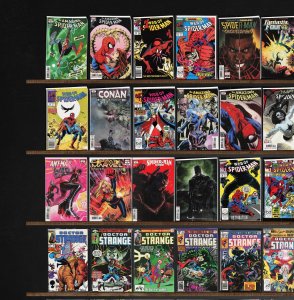 Huge Lot 150+ Comics with Web Of Spider-Man, Doctor Strange & More!