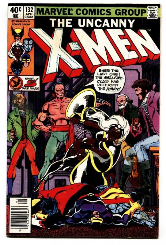 X-MEN #132 1980-MARVEL COMICS-HELLFIRE CLUB-NEWSSTAND  G-