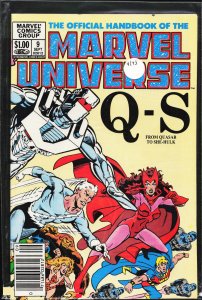 The Official Handbook of the Marvel Universe #9 (1983) Quasar