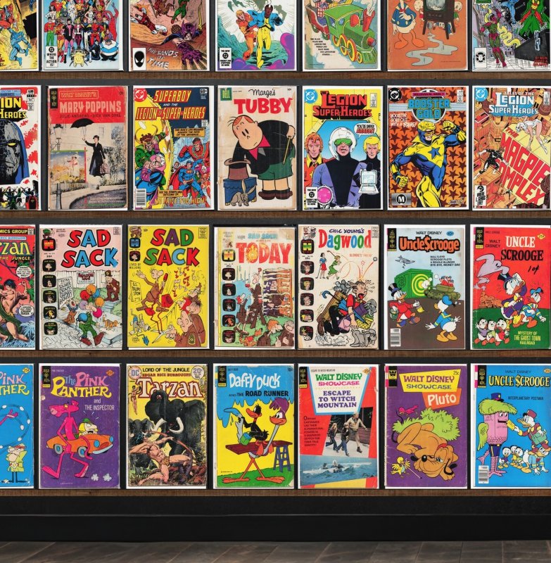 Huge Lot 140+ Comics with Legion Of Super Heroes, Captain Atom & More!