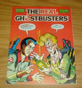 Real Ghostbusters #54 FN+ marvel comics - june 1989