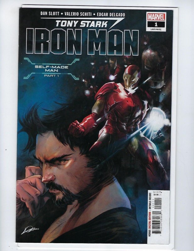 Tony Stark Iron Man 1 Undersea Self Made Deep Space Armor Variant 1st Prints