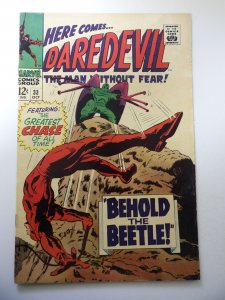 Daredevil #33 (1967) VG Condition moisture stains fc