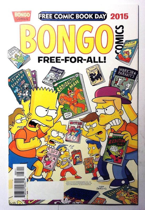 Bongo Comics Free-For-All! FCBD #2015 Bongo Comics Simpsons 1st Print Comic Book