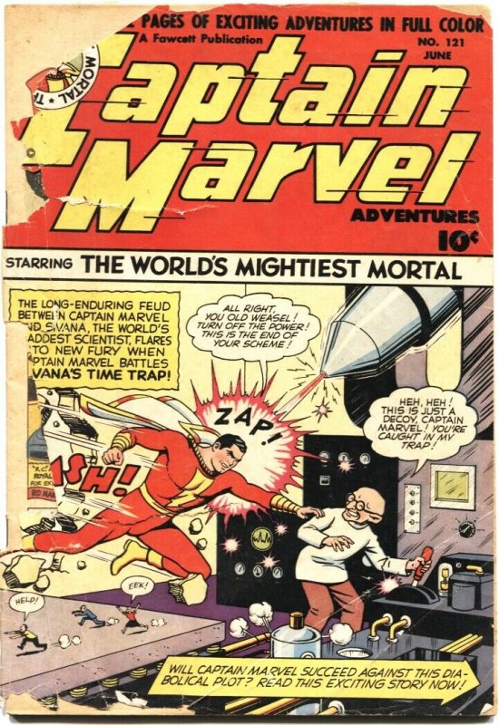 CAPTAIN MARVEL ADVENTURES-#121-ORIGIN RETOLD-SIVANA-MR TAWNEY-SHAZAM