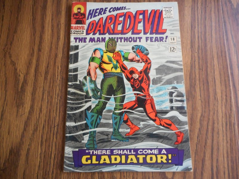 DAREDEVIL # 18 MAJOR KEY!! HIGH GRADE GEM!! BEAUTIFUL ROMITA COVER!! WOW!