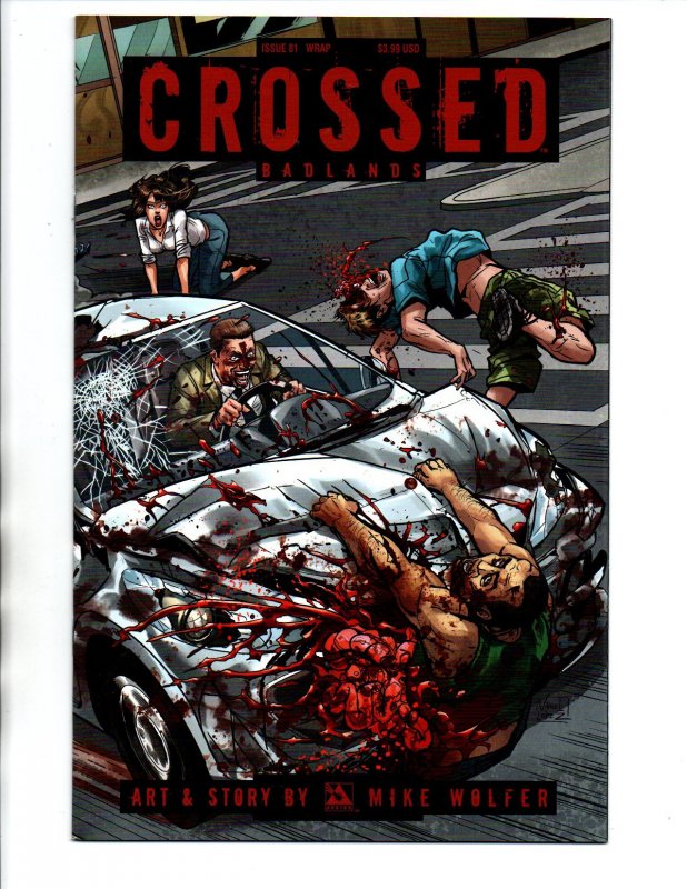 Crossed: Badlands #51 Wrap Around Variant - Horror - Avatar - 2015 - NM