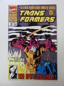 The Transformers #80 (1991) last issue FN- condition