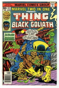 Marvel Two in One #24 ORIGINAL Vintage 1977 Marvel Comics Thing Black Goliath