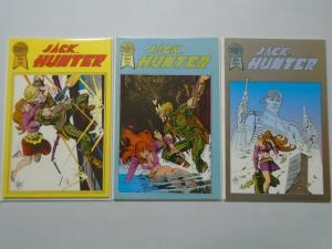 Jack Hunter set #1-3 8.0 VF (1989)