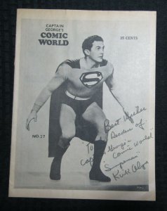 1969 Captain George's COMIC WORLD Fanzine #27 FN- 5.5 Superman / Will Eisner 32p