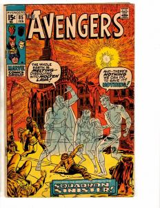 Avengers # 85 VG/FN Marvel Comic Book Iron Man Hulk Thor Vision Wasp Ant-Man NP4