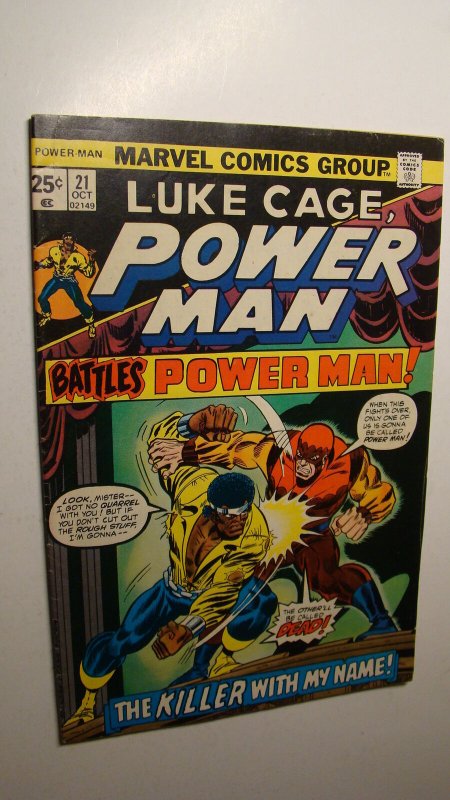 LUKE CAGE, HERO FOR HIRE 21 *SOLID* POWER MAN VS POWER MAN 1974