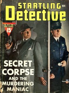 STARTLING DETECTIVE-NOV 1941-SPICY-MURDER-KIDNAP-FLAMING DEATH-good G