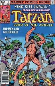 Tarzan (Marvel) Annual #3 VG; Marvel | low grade comic - save on shipping - deta