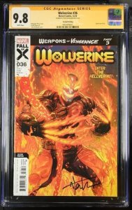 Wolverine (2023) # 36 (CGC 9.8 SS) Signed Tyler Kirkham * Second Printing