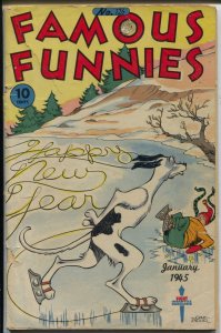 Famous Funnies #126 1945-Buck Rogers-Scorchy Smith-Steve Roper-Dickie Dare-FR/G