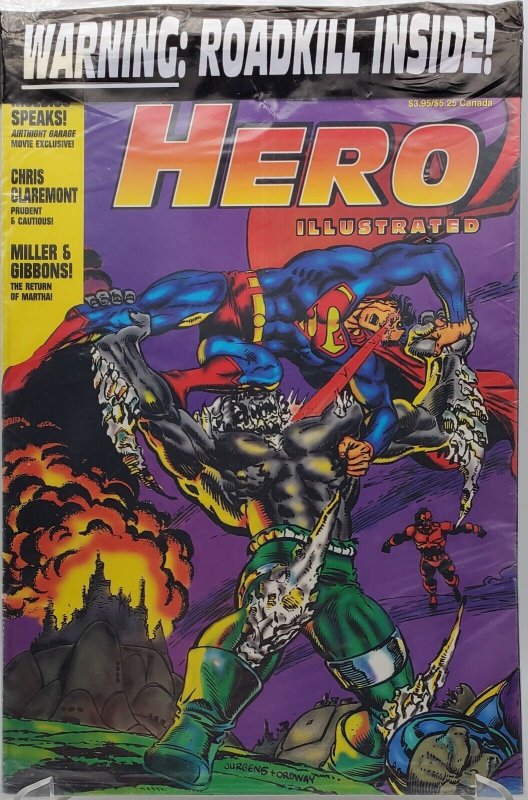 Hero Illustrated #12 (1994) Chris Claremont; Miller/Gibbions, Doomsday/Superman