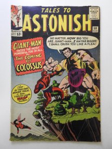 Tales to Astonish #58 (1964) Giant-Man vs Colossus! Solid VG Condition!