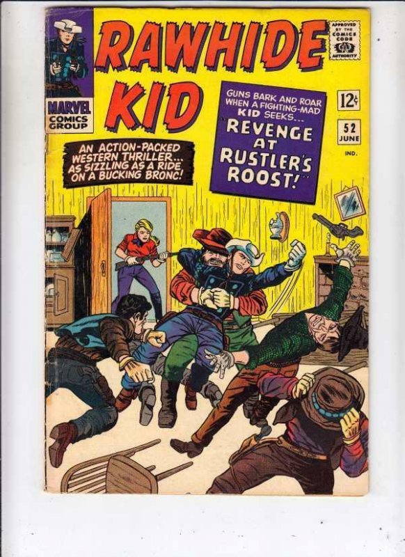 Rawhide Kid #52 (Jun-66) FN Mid-Grade Rawhide Kid