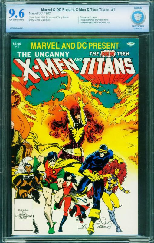 MARVEL AND DC PRESENT X-MEN AND NEW TEEN TITANS #1 CBCS 9.6